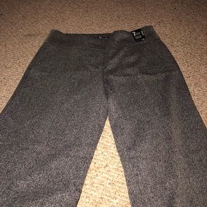 Grey knit pant